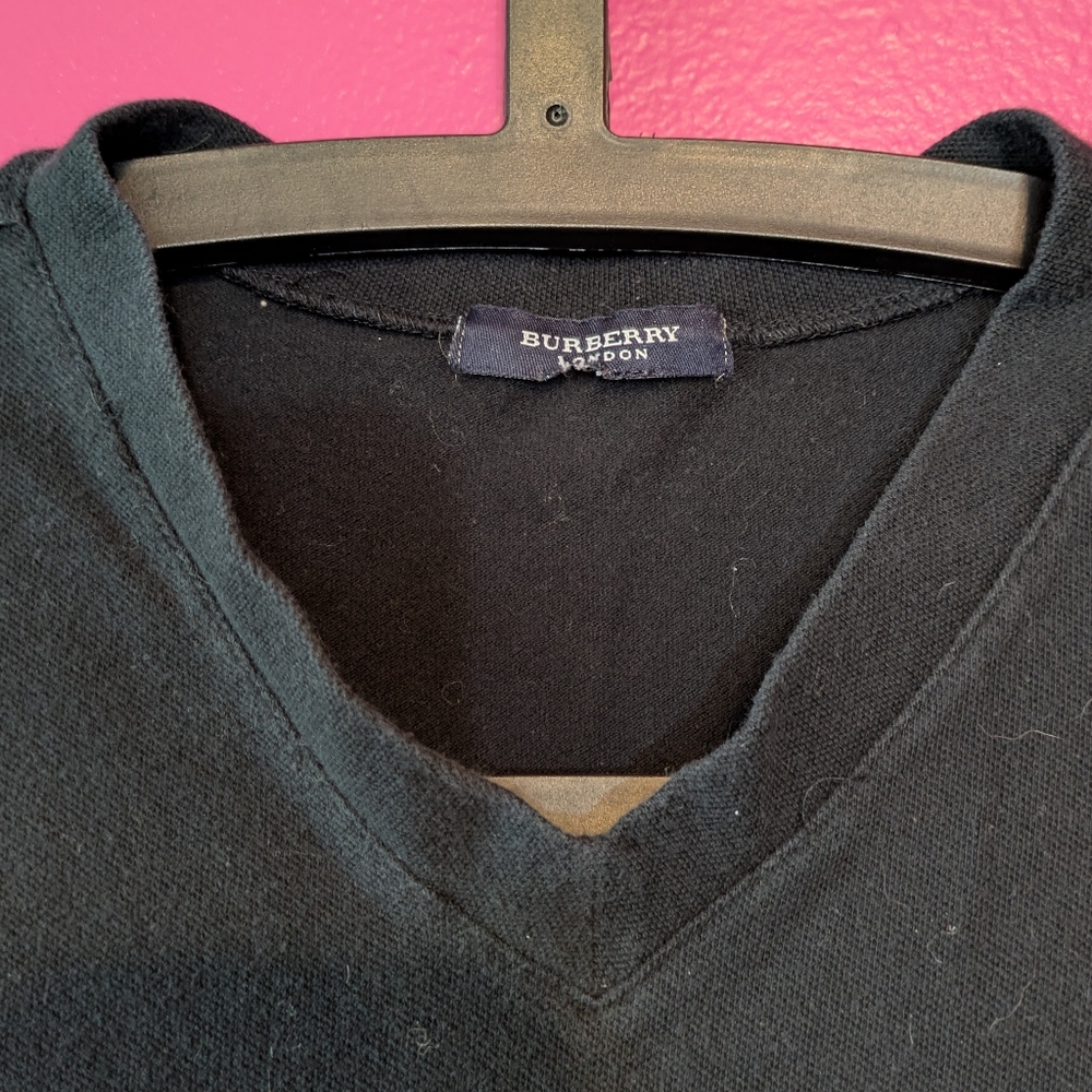 Men's Burberry Black Vest - Picture 3 of 4